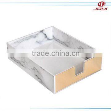 2017 Factory Wholesale Custom Acrylic Fancy Pen Holder Desktop Marble Pen Holder photo-2