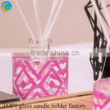 150ml Rattan Stickers Aroma Reed Diffuser Bottle With Wood Stopper photo-2