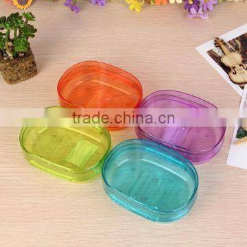2017 Stocked Plastic Square Transparent Soap Box Bathroom Soap Box Soap Dish Plastic photo-2