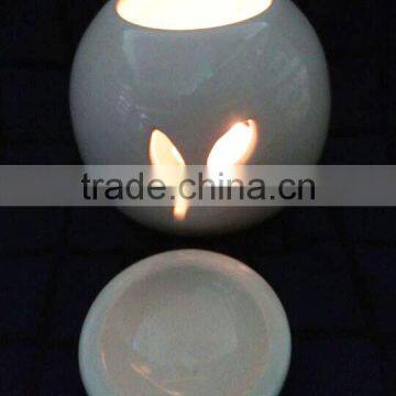 Factory Direct Ceramic Tea Light Oil Burner With Aromatherapy Function photo-3