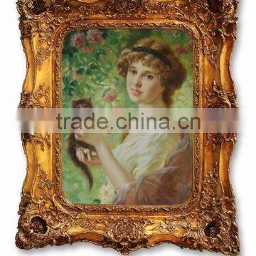 FA-248G-01 Leading Vintage Hand Oil Paintings for Vertical and Horizontal Hanging photo-4