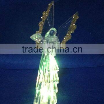 Artificial Plastic PS LED Angels Figurines Decorative photo-5