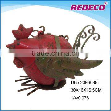 Wholesale decorative metal chicken for garden