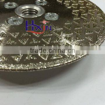 Circular Electroplated Diamond saw blades for soapstones/Electroplated Diamond cutting disc for travertines