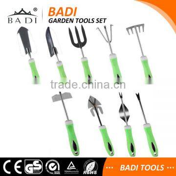 9pcs set ABS handle professional garden tools set