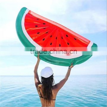 hot sale leasure giant luxury inflatable watermelon slice pool lounge float outdoor swim ring and raft for fun