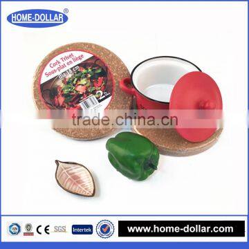 Hot Saling Natural Round Cork Trivet photo-2