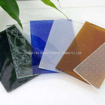 Clear/Bronze/Green/Blue/Grey Obscure Decorative Glass,Embossing Glass photo-5