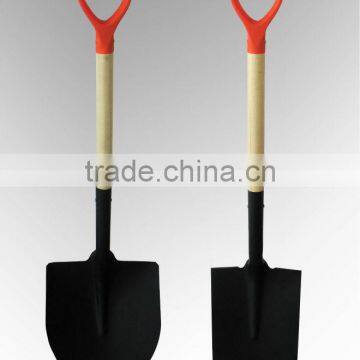 High quanlity wooden handle steel garden shovels