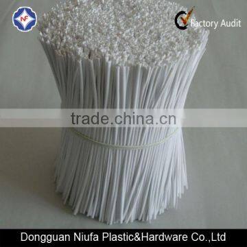 Clear/white Galvanized Wire Plastic Twist Tie photo-4