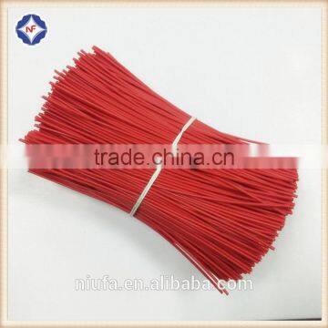 Round Plastic Coated Single Metal Wire Twists for Electric Wire Packaging photo-3