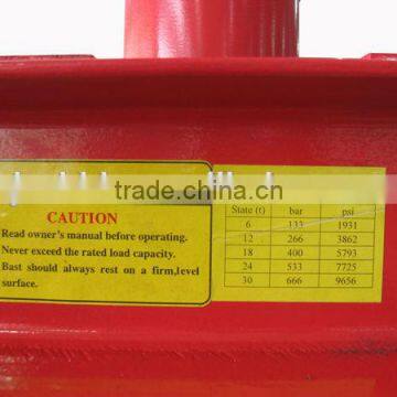 CE Approved 20ton Hydraulic/air Movable Shop Press
