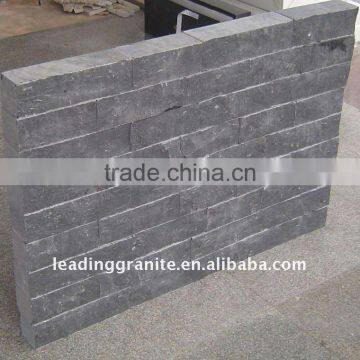 black limestone wall cladding