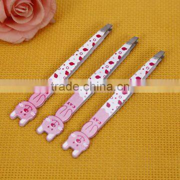 Colorful Cartoon Paint Spraying Stainless Steel Eyebrow in Beauty Salon photo-2