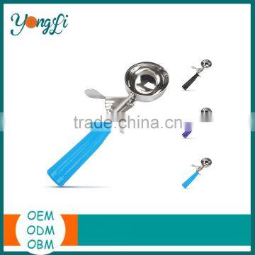 Wholesale Baking Dough Scoops Melon Balls Spoon Fruit Scoop Tools Stainless Steel Ice Cream Scoop photo-2