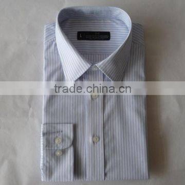 Cutaway Collar Striped Elegant Design Customized Mens Formal Shirts photo-4