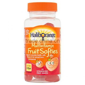 Haliborange Strawberry Fruit Shapes Kids Multivitamin Fruit Softies - Pack of 30,