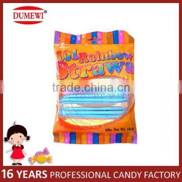 Colorful Fruity Straw Sour Powder Candy CC Stick Candy