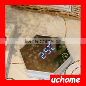 UCHOME Multifunctional New Led Digital Mirror Alarm Clock Sleep Night Light photo-3