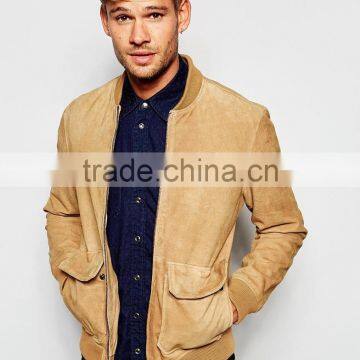 Suede Leather Jacket for Men's