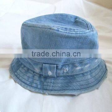 Custom Custom Denim Hat Embroidery Snapback Rope Hat photo-4