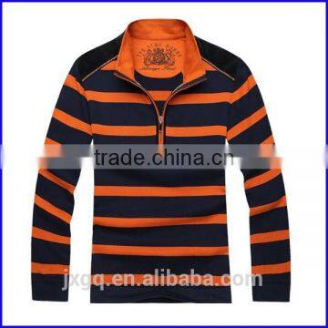 Latest High Qualilty 100 Cotton Long Sleeve China Factory Polo Shirt Wholesale Mens Color Combination Polo Shirt