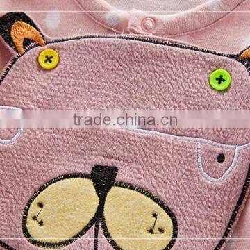 2017 Autumn New Design Bear Pattern Baby Boy Clothes Romper photo-5