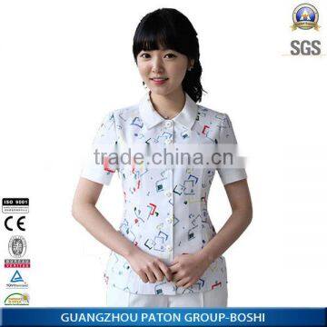 Nurse Uniform Good Quality MU-71, 2015 Fashion China Hospital Uniform Factory