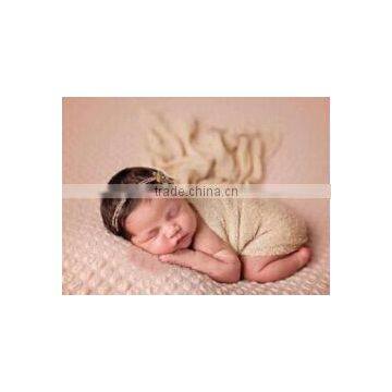Hot Sale 28colors Cotton Wrapped Yarn Blanket Newborn Baby Photography Props photo-3