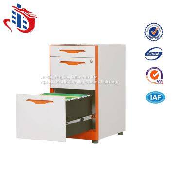 Luoyang Factory Direct 3 Drawers Pedestal Metal Filing Cabinets photo-4
