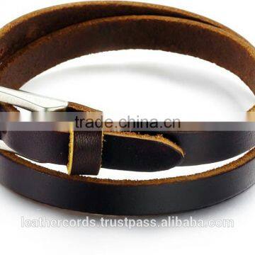 Beautiful Attractive Simple and Sober Leather Bracelet for Teens Mens and Womens Cross Bracelet photo-2