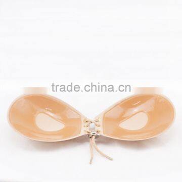 Sexy Big Breast Girls New Fashion Push up Invisible Silicone Bra photo-6