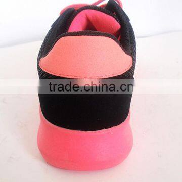 2017 Black Mesh Upper PU Pink Outsole Shoes Women Sport photo-5