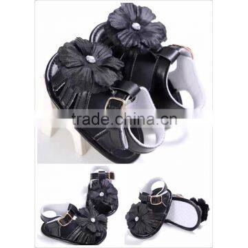 Wholesale Shoes Baby Moccasins Fancy Flower Cute Baby Girls Shoes photo-3