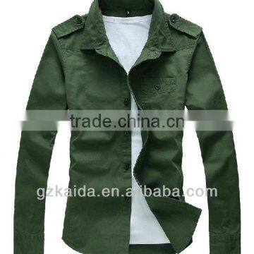 New Design 100% Cotton Men's Casual Shirts for Spring, Summer and Autumn photo-2