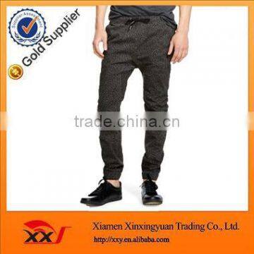 Fashion men's elephant print jogger pants