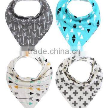 China Printing Cotton Custom Absorbent Wholesale Baby Burp Cloth photo-4