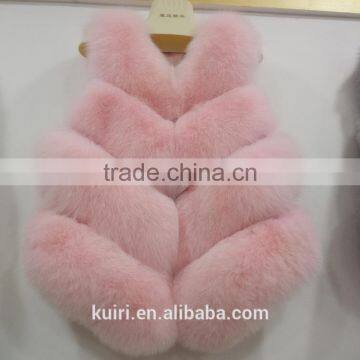 Brand Design 2016 New High-quality Long Fox Fur Vest Female Autumn and Winter Fashion New Factory Price of Luxury Fur Coat photo-4