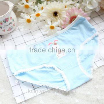 Sky Blue Gift Box Cartoon Cotton Women's Underwear Wholesale Cute Cotton Sexy Low Waist Panties Briefs photo-5