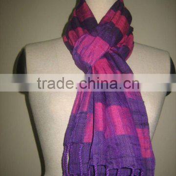 Raw Silk Scarf