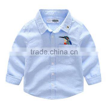 S33475W Boys Shirts Cotton Fashion Children Clothing High Quality School Uniform Shirt photo-3