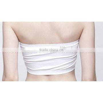 Seamless White Comfortable Modern Girls Tops photo-2