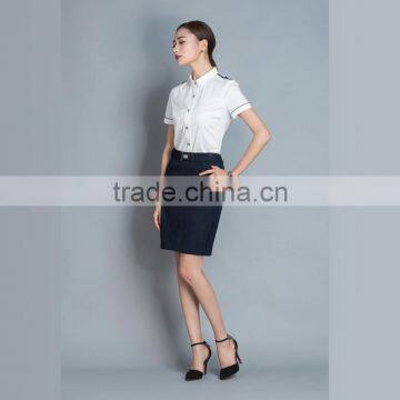 Elegant Good Quality Customize Airline Uniform Airline Stewardess photo-3