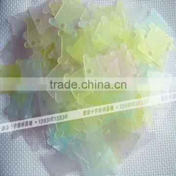Embroidery Plastic Floss Bobbins Thread Coiling Craft Colorful Card Plastic Shapes Tools Cross Stitch Sewing Embroidery