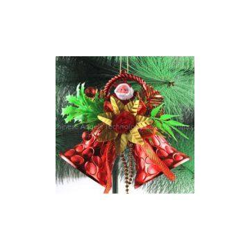 M40 big double bells with decoration for ball ornaments and Christmas Trees decoration