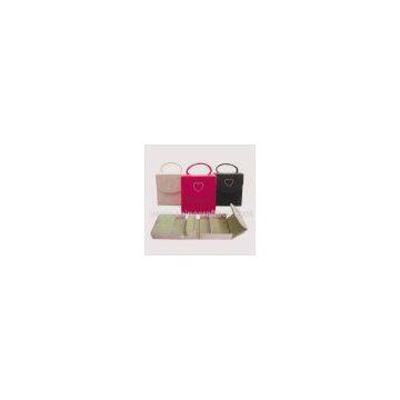 Faux Suede Travel Jewelry Box/jewellery Box