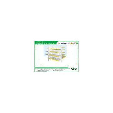 Multifunction Wire mesh gondola store shelving , metal shoe rack for display