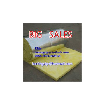 Fiberglass wool with Alum.foil for roof