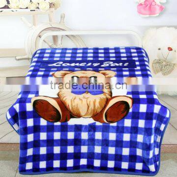 2017 Alibaba supplier 100% cotton fabric microfiber filling baby summer blanket