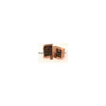 Wine bottle corrugated box